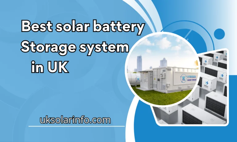 Best solar battery storage system in the UK, Best solar battery storage system