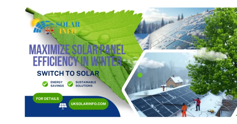 Solar Panel Efficiency in Winter Panel efficiency